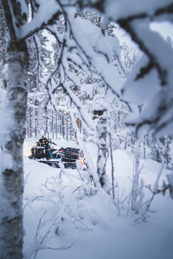 moottorikelkka, talvireitti, talvipolku, levi, kittilä