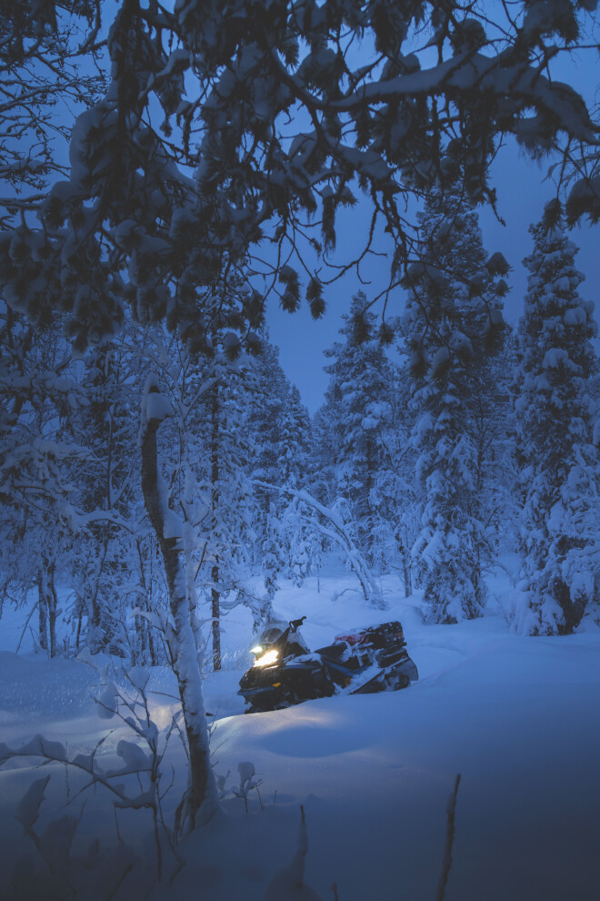 talvipolku, fatbike, mooottorikelkka, levi, kittilä